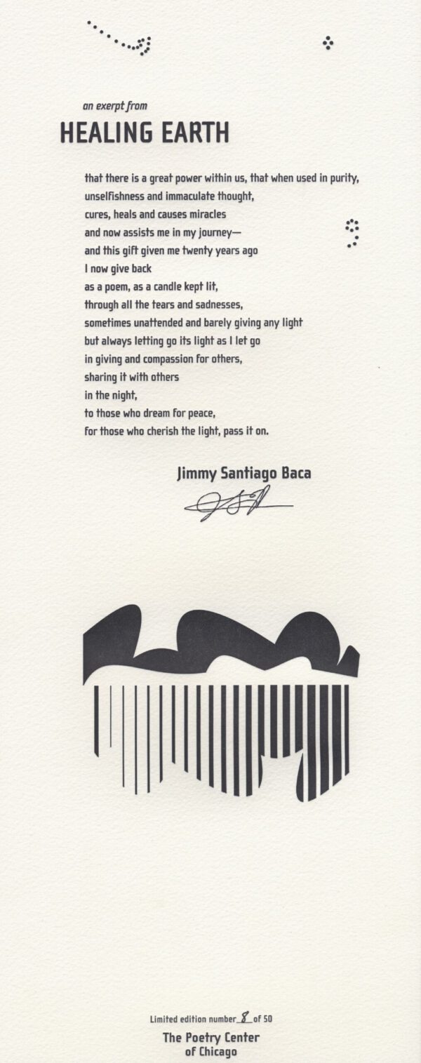 Jimmy Santiago Baca with Nicole Perez