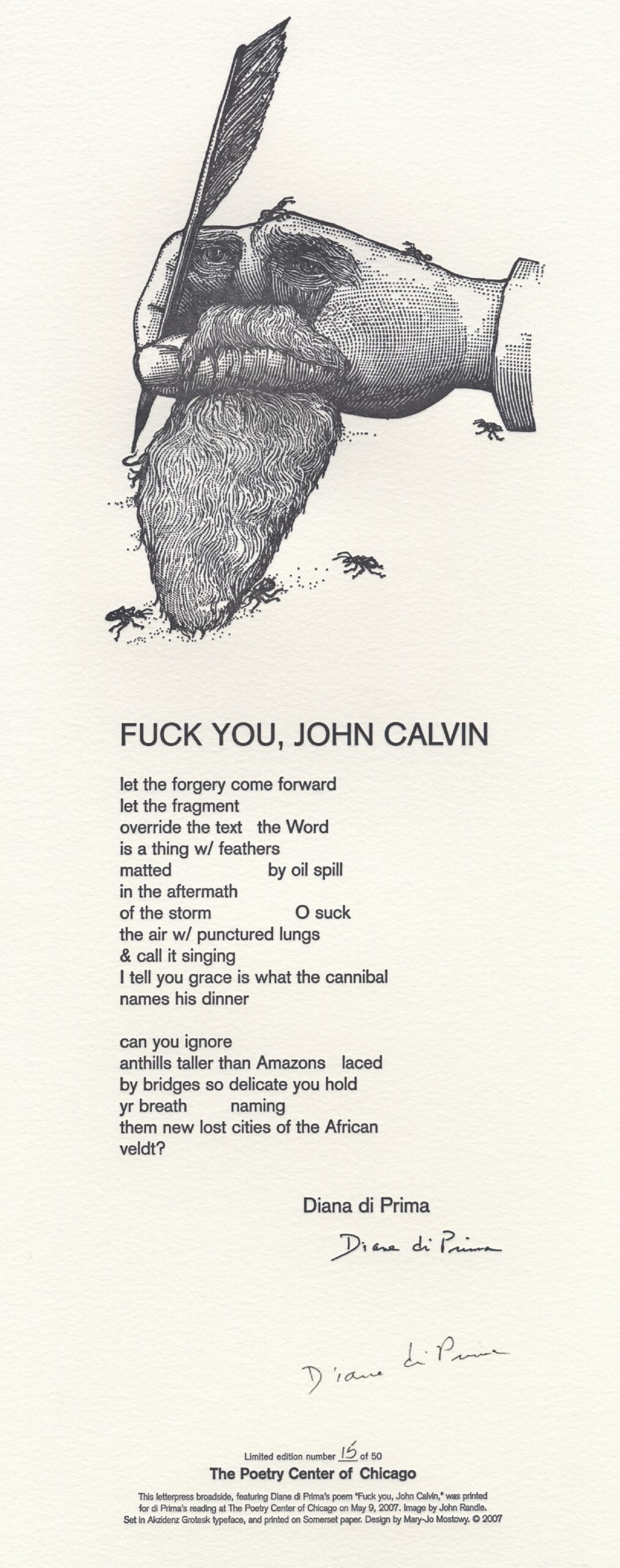 Diane di Prima with John Randle