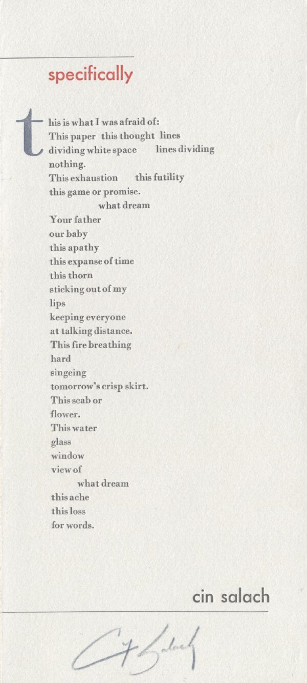 Series: A Formal Feeling Comes