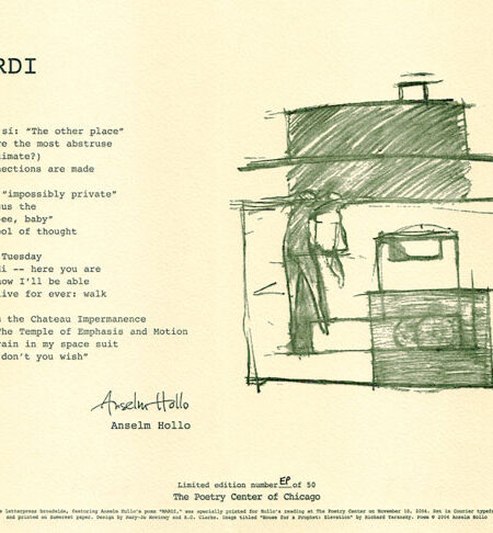 Anselm Hollo with Richard Taransky - Signed