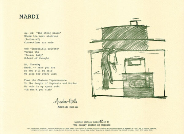 Anselm Hollo with Richard Taransky - Signed