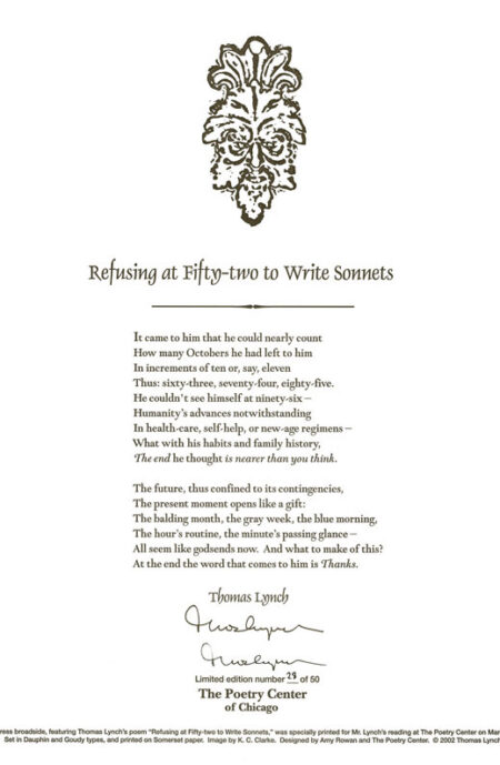 Thomas Lynch - Signed