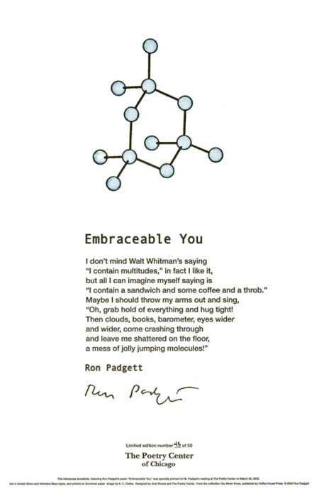 Ron Padgett - Signed