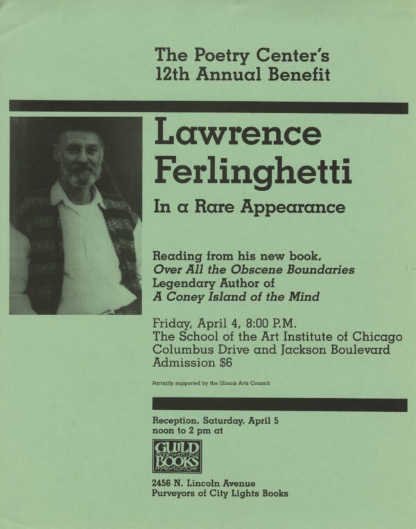 Lawrence Ferlinghetti Poster