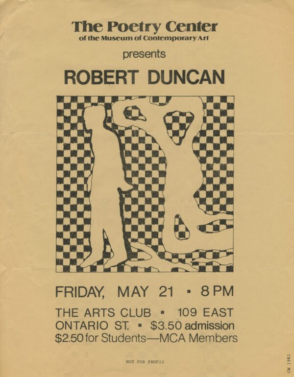 Robert Duncan Poster